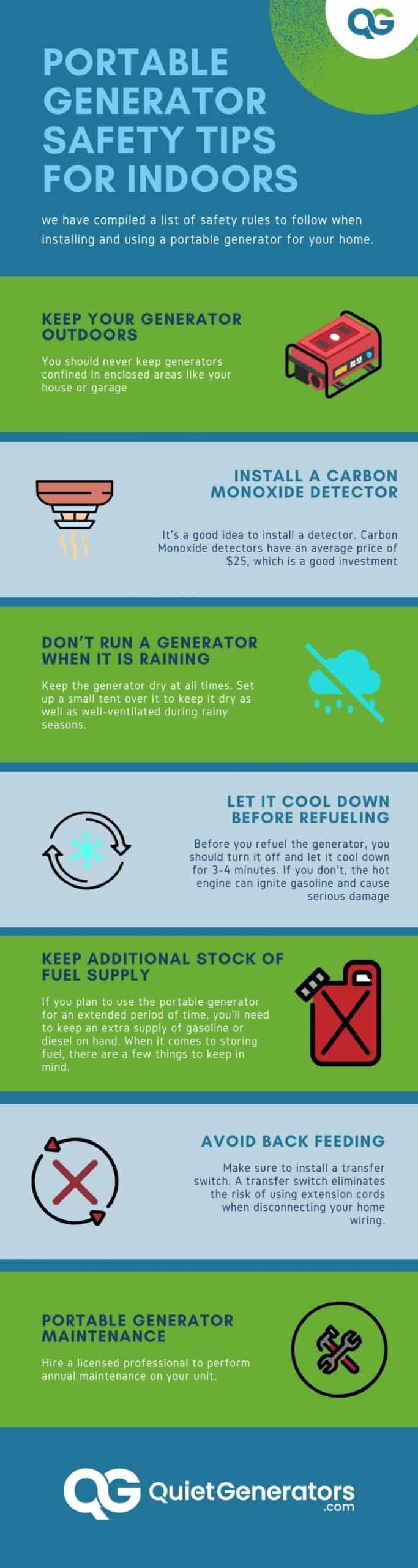Safety Tips For Generator Camping Used